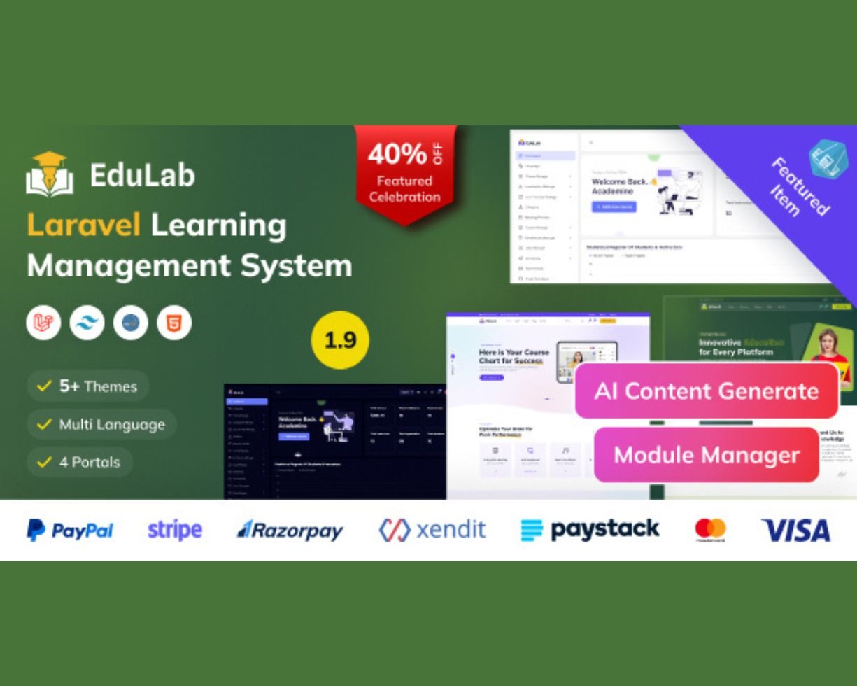 Edulab LMS - Learning Management System without license key needed