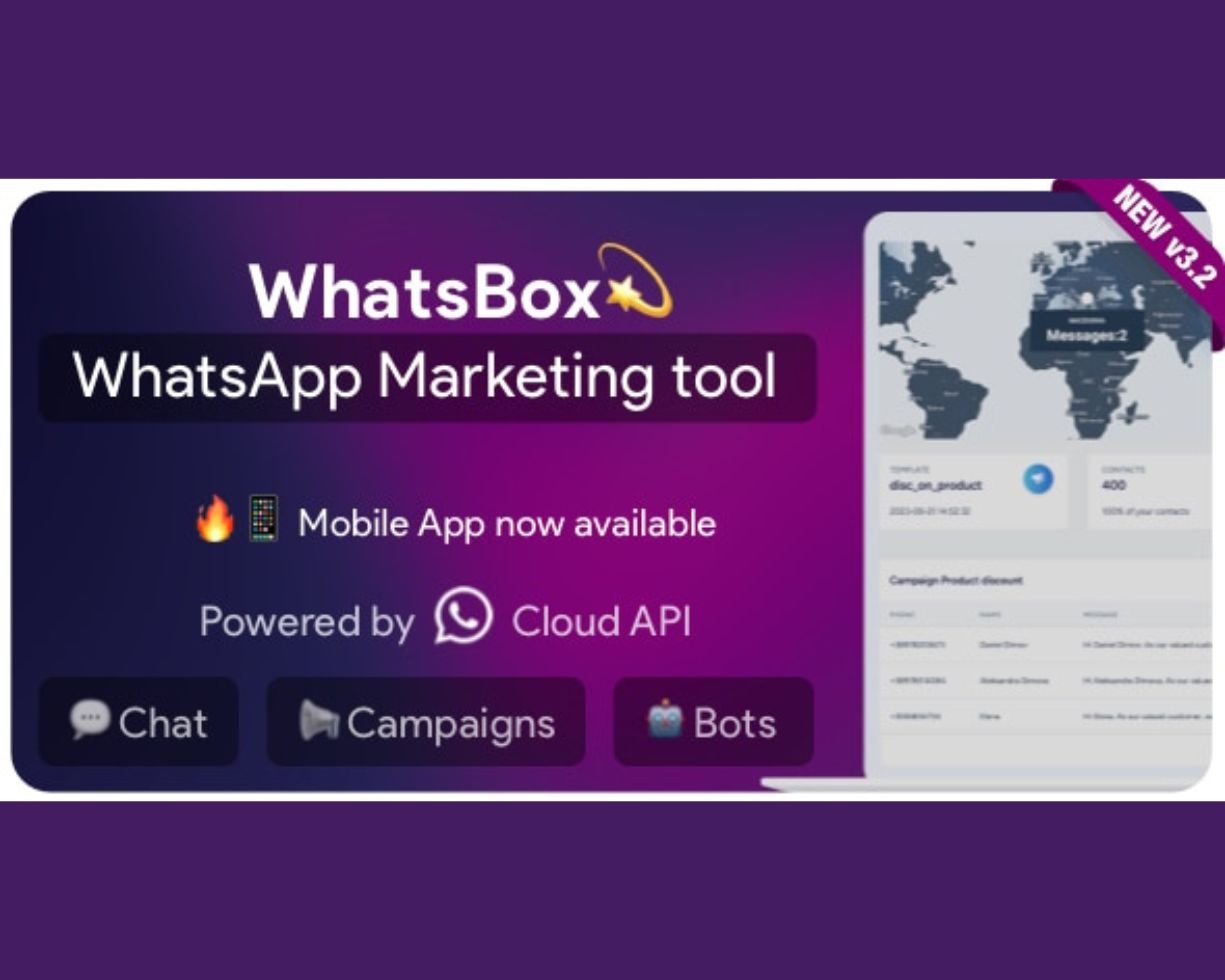 WhatsBox - The WhatsApp Marketing - Bulk Sender, Chat, Bots, SaaS